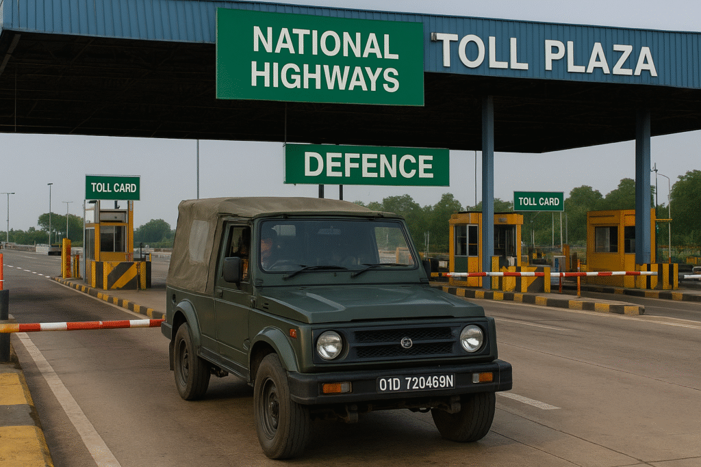 Toll Tax Exemption for Defence Personnel in India